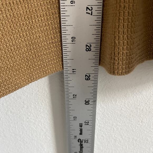 Banana Republic Sweater Cardigan Women M Camel Tan Knit Cotton Minimalist Office - Picture 4 of 12